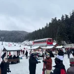 Yıldıztepe Kayak Merkezi Hafta Sonu Doldu