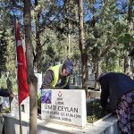 Yoğun Yağışların Ardından Şehitliklerde Hummalı Çalışma