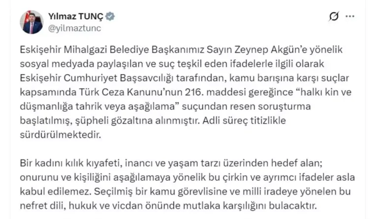 Zeynep Akgün’e Yönelik Soruşturma Başlatıldı