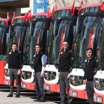 Büyükşehir toplu taşıma filosuna 19 yeni otobüs daha kattı