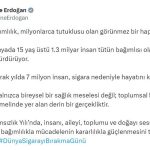 Emine Erdoğan: Sigara, toplumsal birçok sorunun temelinde yer alan derin bir gerçekliktir