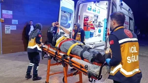 İnegöl’de Yaya Geçidinde Kaza