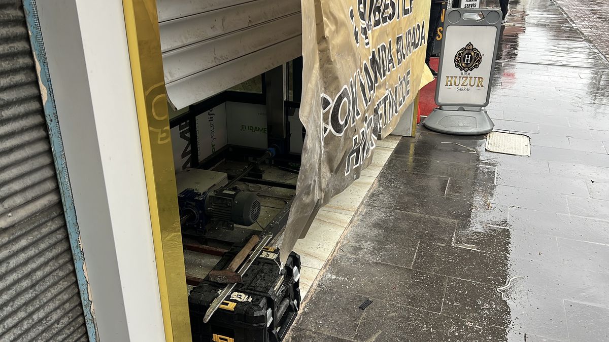 Kayseri’de Kuyumcudan Çalıntı Forkliftle Hırsızlık