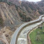 Rize’de Heyelan Dronla Görüntülendi