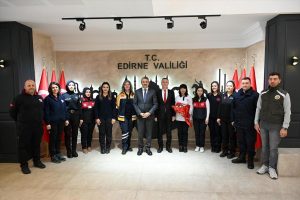 112 Acil Çağrı Merkezi Vali Sezer’i Ziyaret Etti
