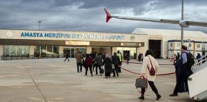 Amasya Merzifon Havalimanı’nda 14 bin 549 Yolcu