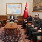 Bakan Güler, Irak Büyükelçisi ve Askeri Ataşeyi kabul etti
