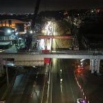 Başiskele Kavşağı’nda ’78 tonluk’ gece mesaisi