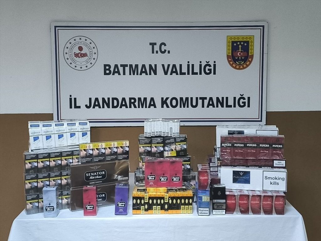 Batman’da Kaçak Sigara Operasyonu