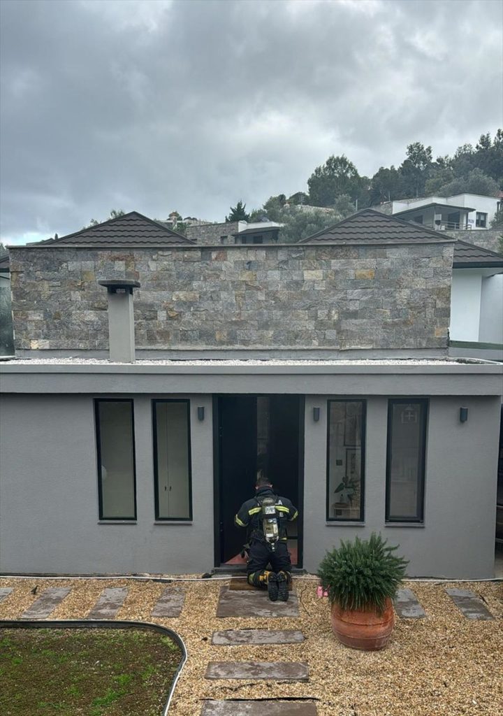 Bodrum’da Müstakil Evde Yangın