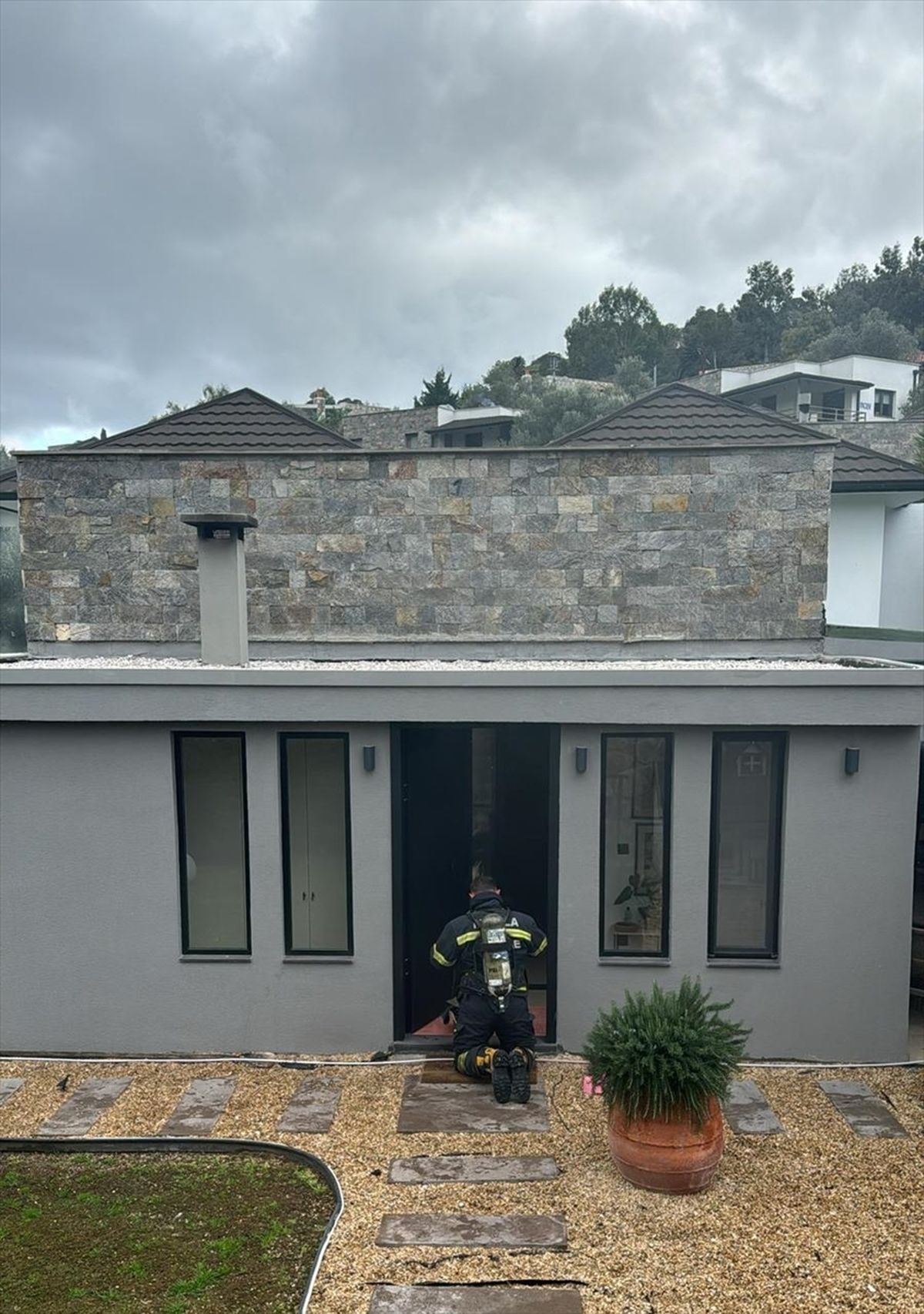 Bodrum’da Müstakil Evde Yangın