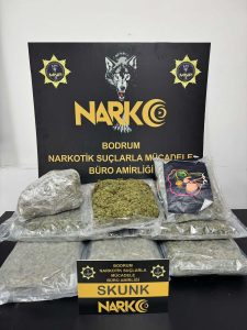 Bodrum’da Uyuşturucu Operasyonu: 8 Kilogram Skunk Ele Geçirildi