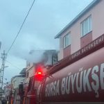 Bursa’da Çatı Katında Yangın