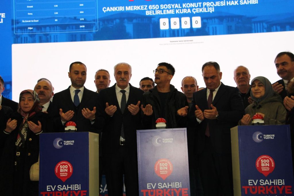 Çankırı’da Yüzyılın Konut Projesi Kura Çekimi