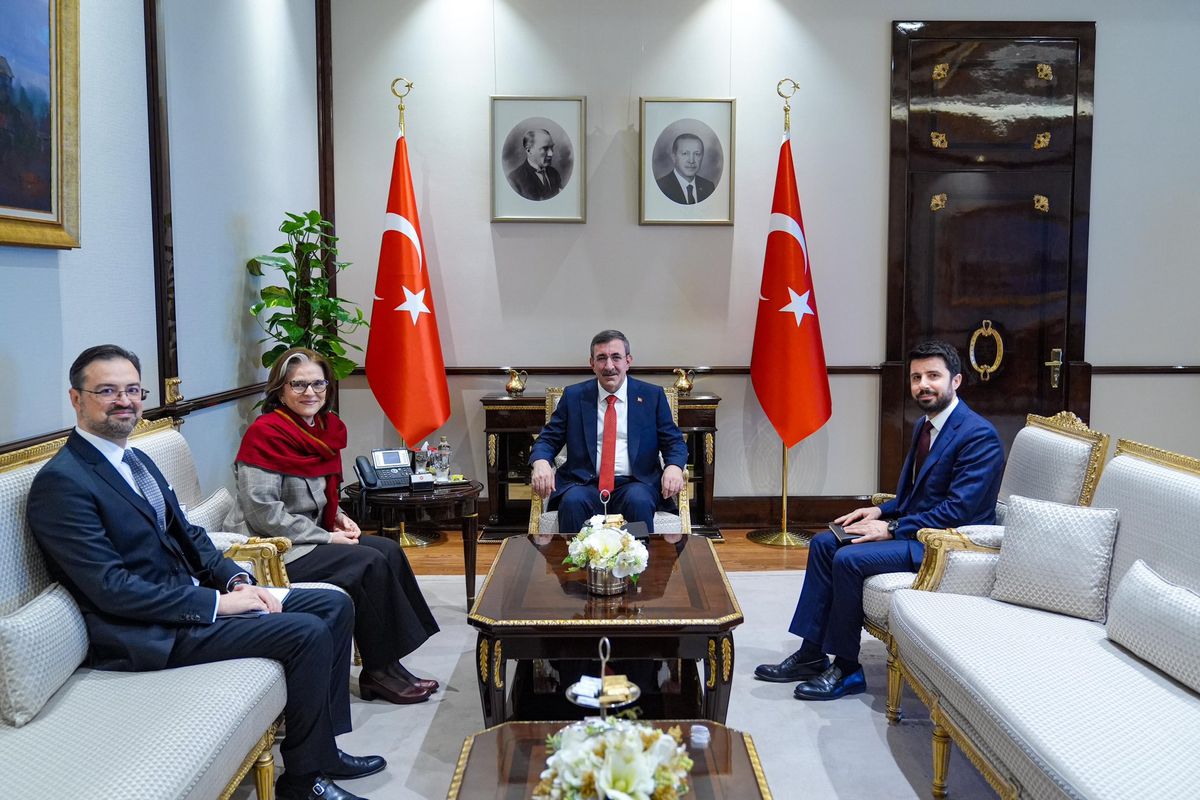 Cevdet Yılmaz, Brezilya Büyükelçisi’ni Kabul Etti