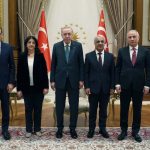 Cumhurbaşkanı Erdoğan-DEM heyeti görüşmesinden ilk fotoğraf