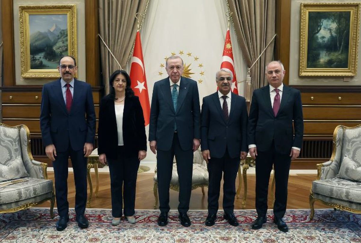 Cumhurbaşkanı Erdoğan, DEM Parti heyetini kabul etti