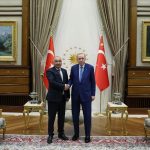 Cumhurbaşkanı Erdoğan, Kırgızistan Meclis Başkanı Turgunbek Uulu’yu kabul etti
