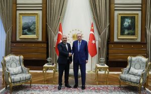 Cumhurbaşkanı Erdoğan, Kırgızistan Parlamento Başkanı Uulu’yu kabul etti