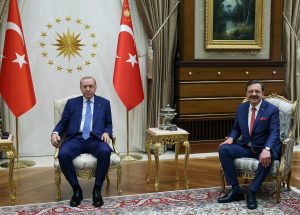 Cumhurbaşkanı Erdoğan, TOBB Başkanı Rifat Hisarcıklıoğlu’nu kabul etti