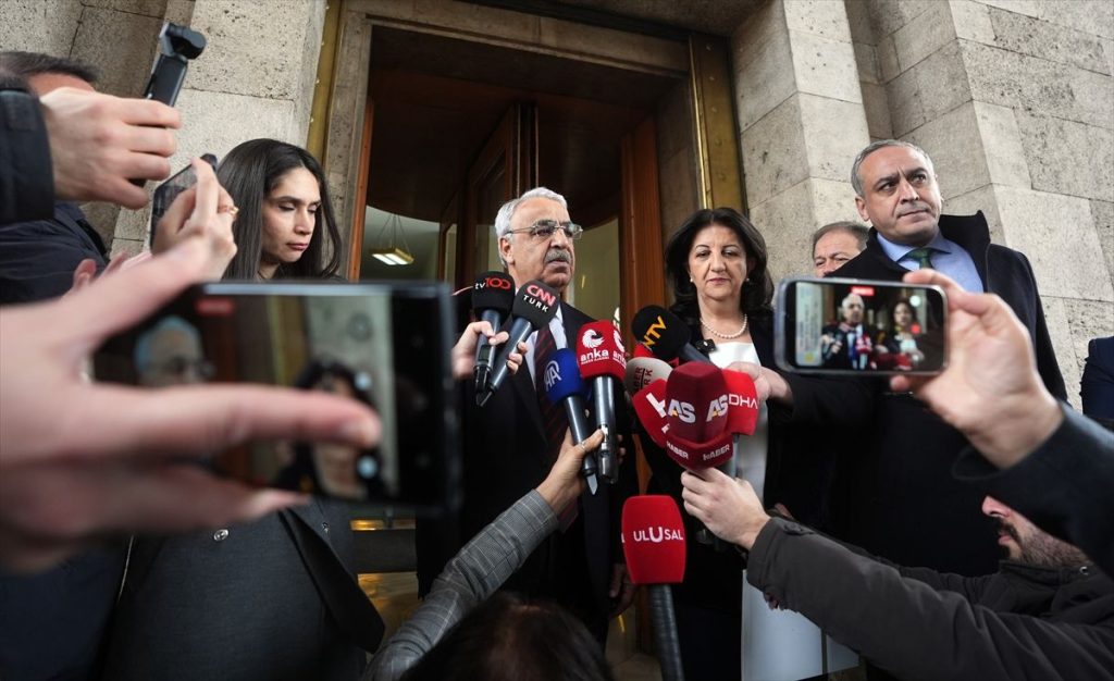Cumhurbaşkanı Erdoğan’ın DEM Parti heyetini kabulü