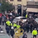Direksiyonda dans etti, gözaltına alınırken ortalığı karıştırdı