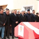 Emekli Polis Kazım Kızıl İçin Cenaze Töreni