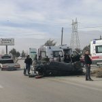 Ereğli’de Takla Atan Araçta Sürücü Yaralandı