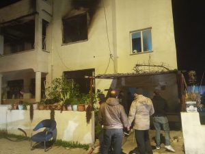 Hatay’da Evde Yangın