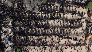 İran’da katledilen 168 çocuk son yolculuklarına uğurlandı