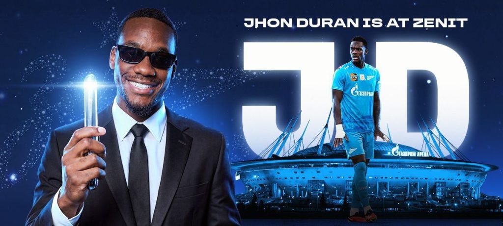 Jhon Duran Zenit’e Kiralandı