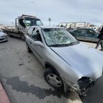 Karaman’da otomobil ile çarpışan motosikletteki 2 kişi yaralandı