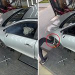Kontak açıkken tekerleğe tekme atmasının bedeli ağır oldu