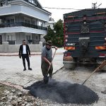 Kuzdere’de yama çalışmaları sürüyor