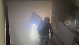 Maltepe’de Oto Tamirhanesinde Yangın