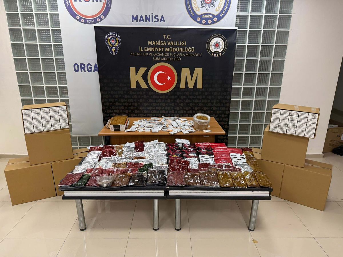 Manisa’da Kaçak Tütün Operasyonu