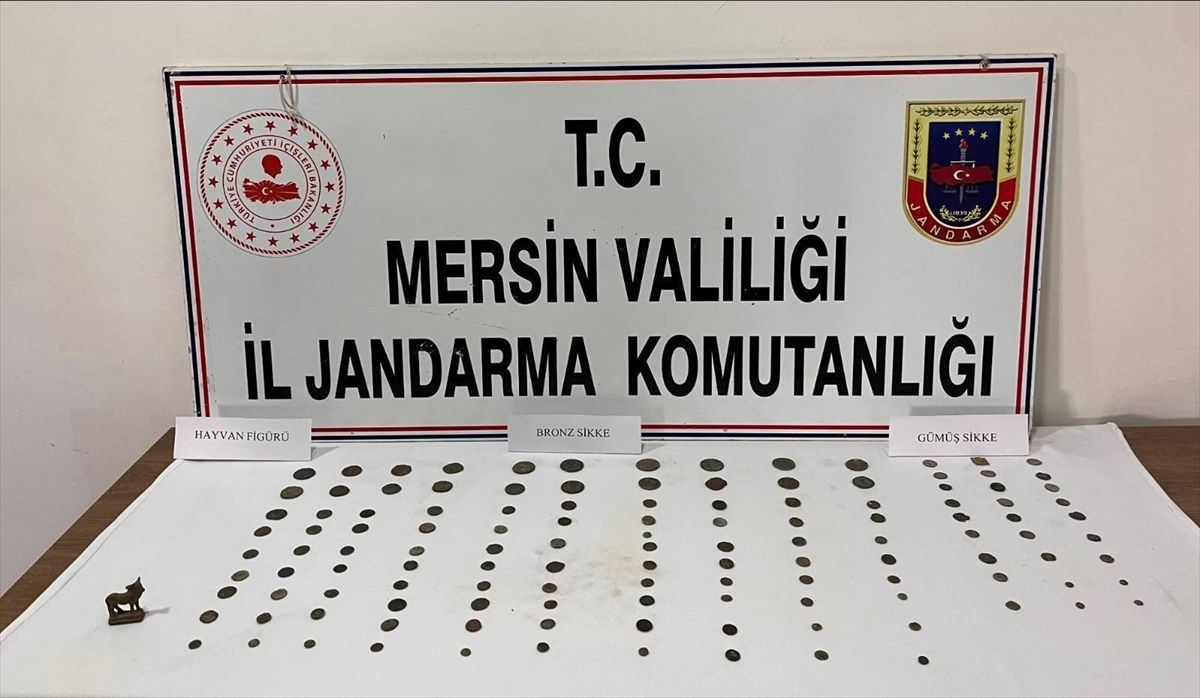 Mersin’de Kaçak Define Operasyonu
