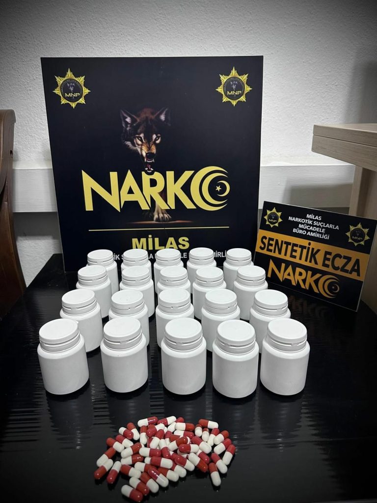 Milas’ta Sentetik Ecza Operasyonu