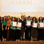 Öğrencilere Orman Sergisi Belgesi