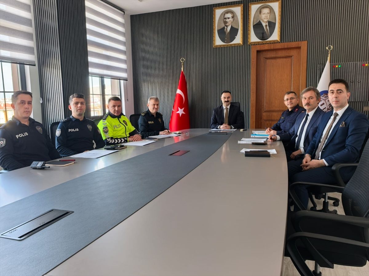 Okul Güvenliği Toplantısı Yapıldı