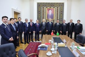 Ömer Bolat Türkmenistan’da Görüştü