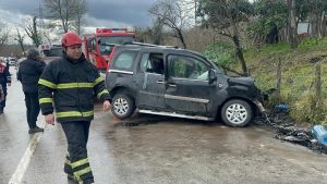 Ordu’da kamyon ile kamyonetin kafa kafaya çarpıştığı kazada 2 kişi hayatını kaybetti