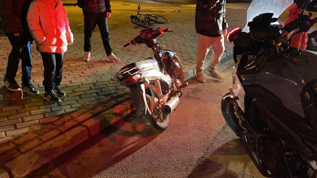 Plakasız Motosiklet Sürücüsü Kaçtı