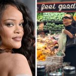 Rihanna’yı markette gören kadın şaşkınlığını gizleyemedi