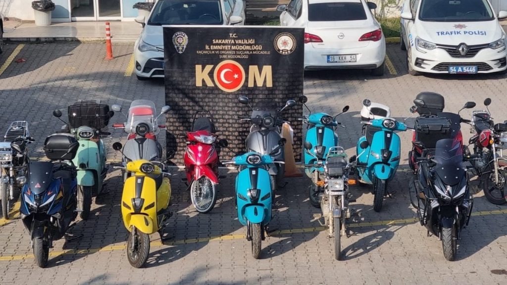 Sakarya merkezli 19 ilde motosiklet dolandırıcılarına operasyon