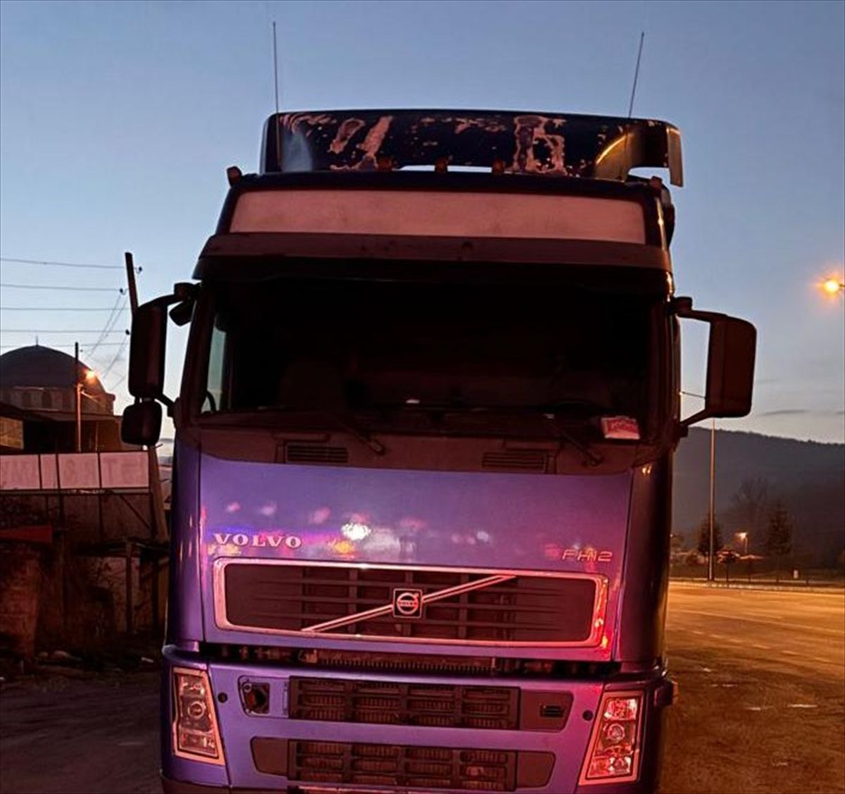Samsun’da Tır Sürücüsüne Ceza