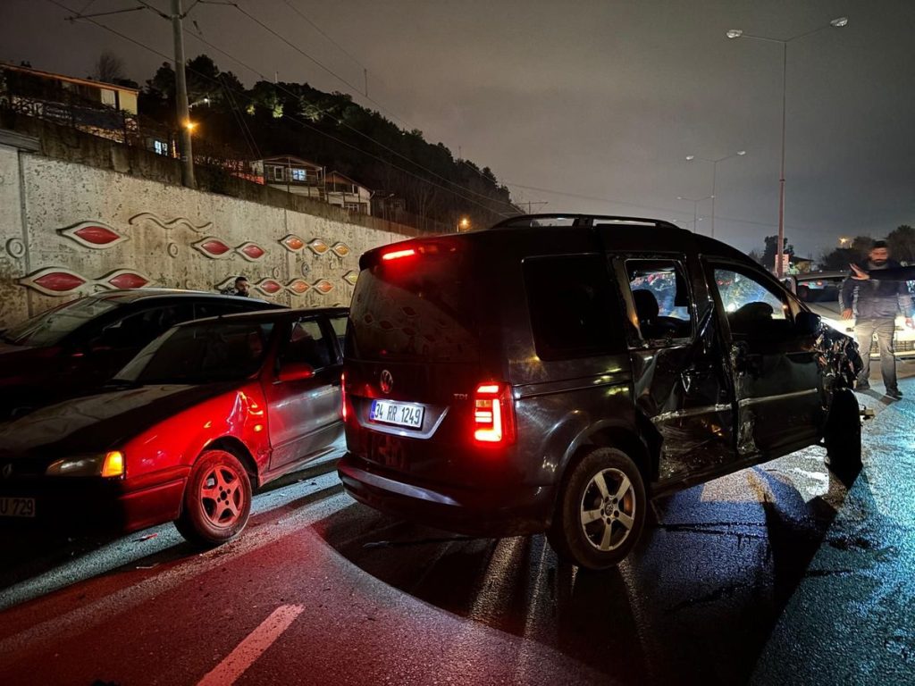 Samsun’da Zincirleme Kaza: 1 Yaralı