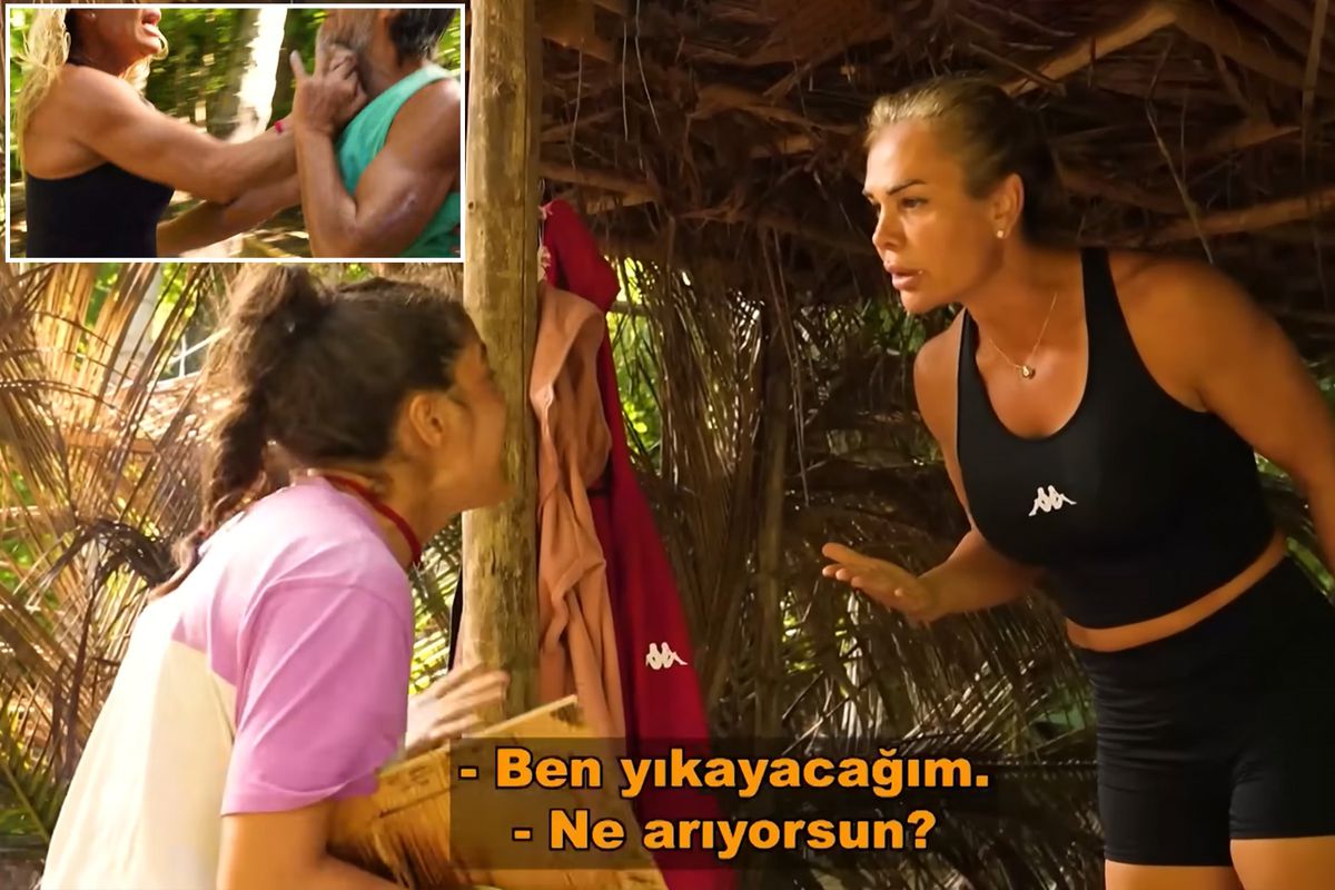Survivor’da Nagihan, Serenay’ı hastanelik etti