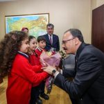 Vali Kızılkaya Öğrencileri Kabul Etti