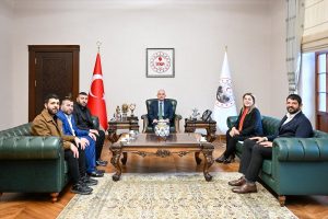 Vali Turan, Üniversite ve Roman Derneği Temsilcilerini Ağırladı